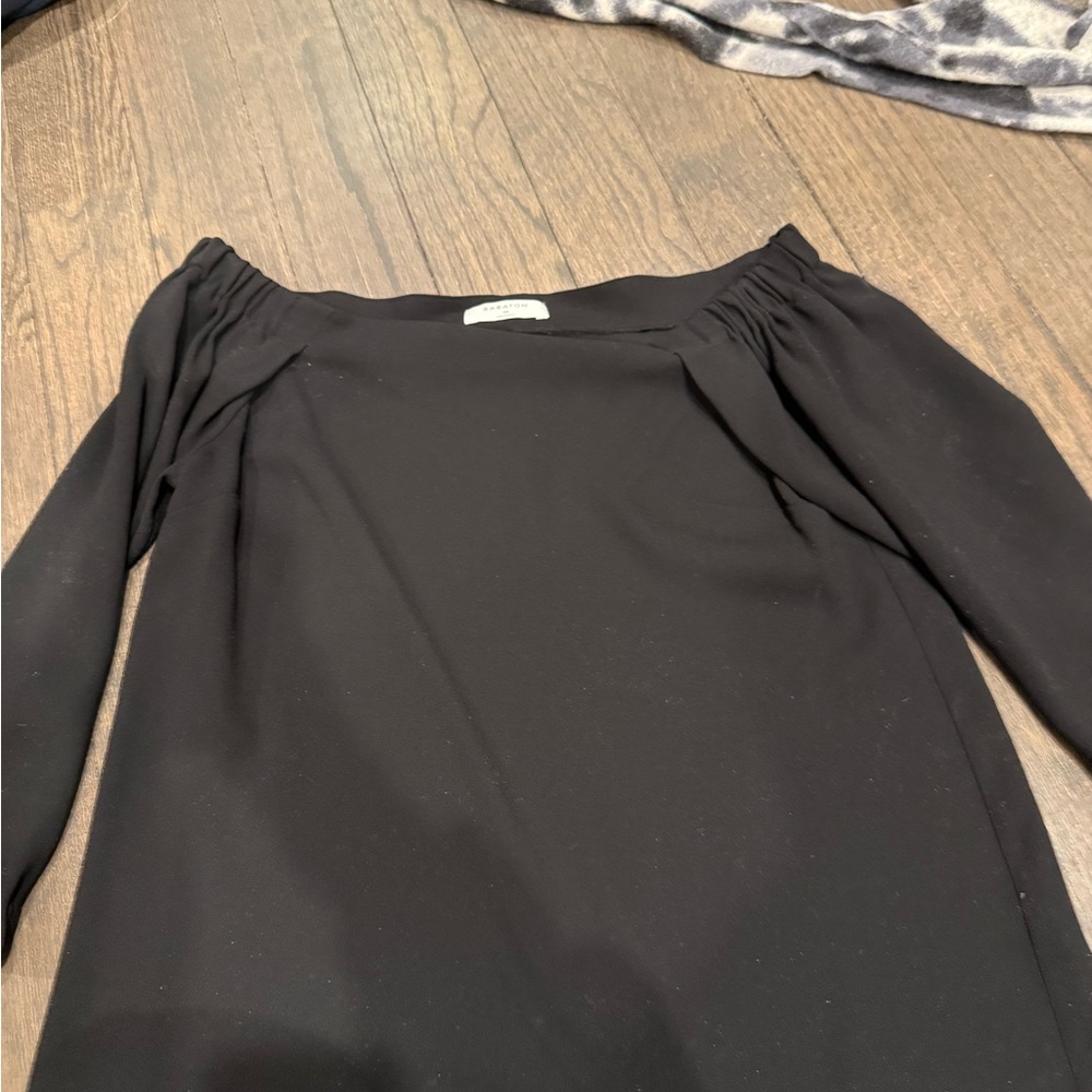 Aritzia Black Long Sleeve Top